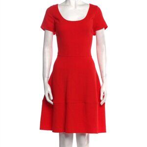 Oscar de la Renta Scoop Neck Knee-Length Dress Size 2